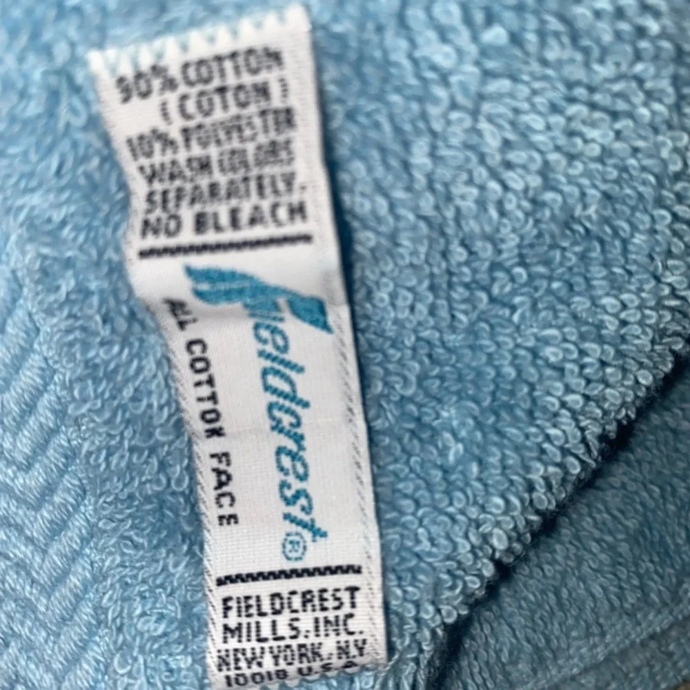 Fieldcrest cotton hand